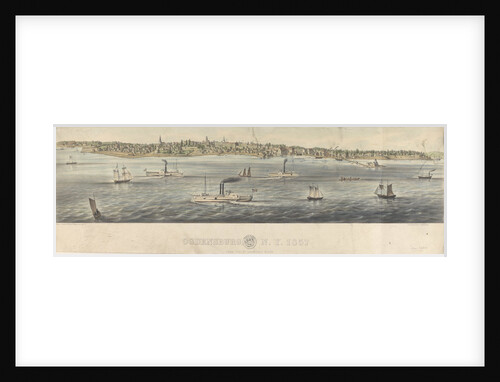 Ogdensburg, N.Y. 1857 by Henry P. Moore [artist]; L H Bradford & Co [engravers]