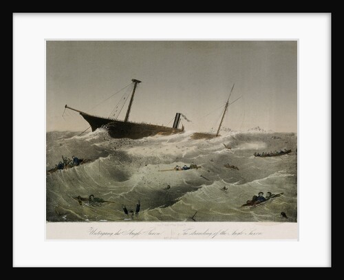 The stranding of the 'Anglo Saxon' by F. Sala & Co