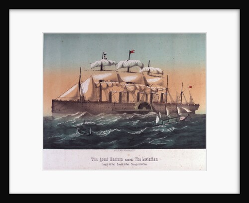 The 'steam ship 'Leviathan' ('Great Eastern') by F. Sala & Co