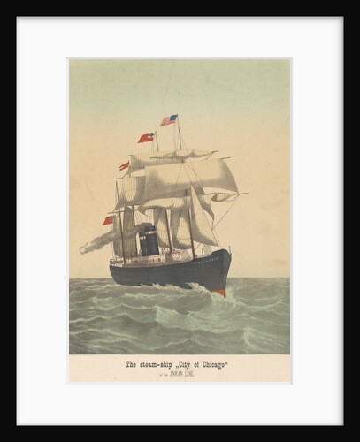 The steam-ship 'City of Chicago' of the Inman Line by Unknown