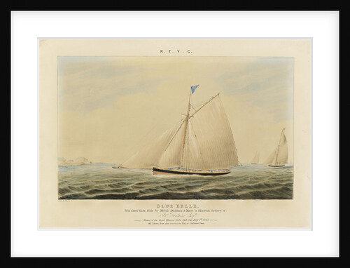 'Blue Belle' iron cutter yacht by J. Rogers