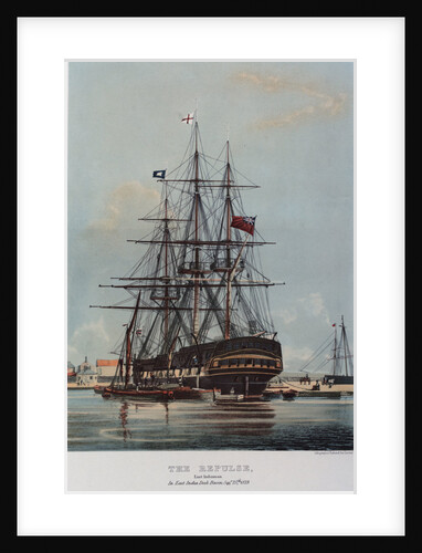 The East Indiaman 'Repulse' in East India Dock Basin, 25 September 1839 by Charles Henry Seaforth