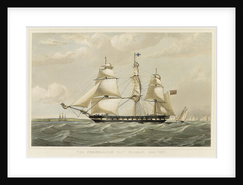 The East Indiaman 'Seringapatam' by Thomas Goldsworth Dutton