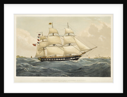 The East Indiaman 'Owen Glendower' by Thomas Goldsworth Dutton