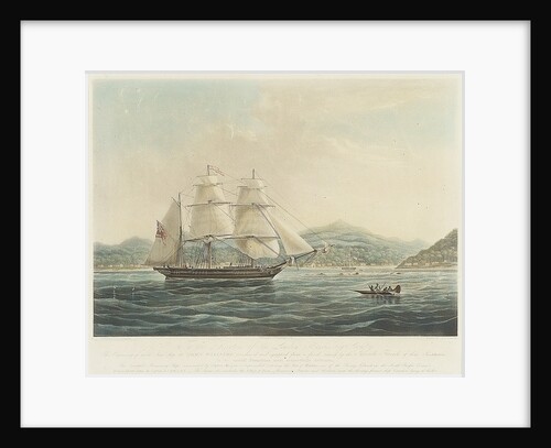 To the Directors of the London Missionary Society... their New Ship The John Williams... entering the Bay of Hauhine, one of the Society Islands in the South Pacific Ocean by R.J. Elliot
