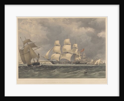 The 'Marlborough' East Indiaman (1846) 1450 Tons by Thomas Goldsworth Dutton