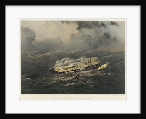 The East Indiaman 'Sutlej' in a hurricane by Thomas Goldsworth Dutton