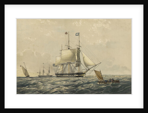 The East Indiaman 'Trafalgar' East Indiaman by Thomas Goldsworth Dutton