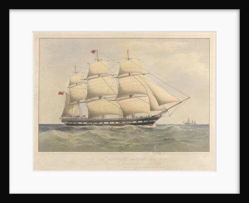 Clipper ship 'Alnwick Castle' 1250 Tons by Thomas Goldsworth Dutton