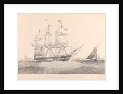 The 'Norfolk', 1000 tons by Thomas Goldsworth Dutton [artist & engraver]; Day & Son [engravers];  William Foster [publisher]