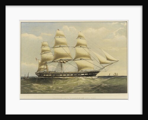Clipper ship 'Clarence' by Thomas Goldsworth Dutton