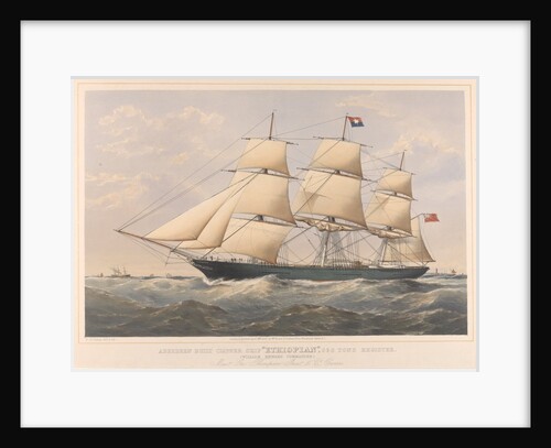 Aberdeen Built Clipper Ship 'Ethiopian' by Thomas Goldsworthy Dutton; William Foster