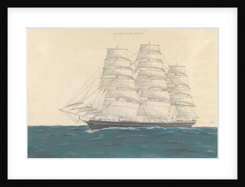 Clipper ship 'Thomasina MacLellan' (1873) by T. B. J