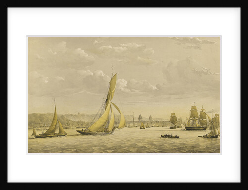 The Thames barge 'Charlotte', towed in by 'Vigilant' off Greenwich by unknown