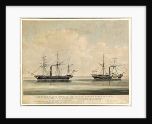 HM steam sloops 'Rattler' and 'Alecto' by unknown