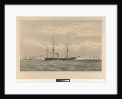 HM steam frigate 'Bulldog' (1845) by G Morrison