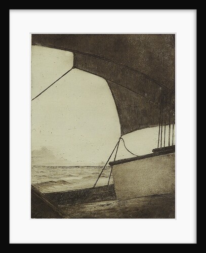 Part of deck and sail by John Everett