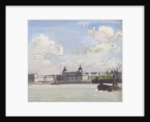 Royal Naval College and Royal Observatory Greenwich viewed from the north by John Everett