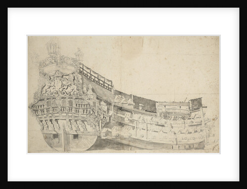 Portrait of the 'Brederode' by Willem van de Velde the Elder