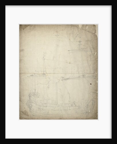 Portrait of a Dutch frigate by Willem van de Velde the Elder