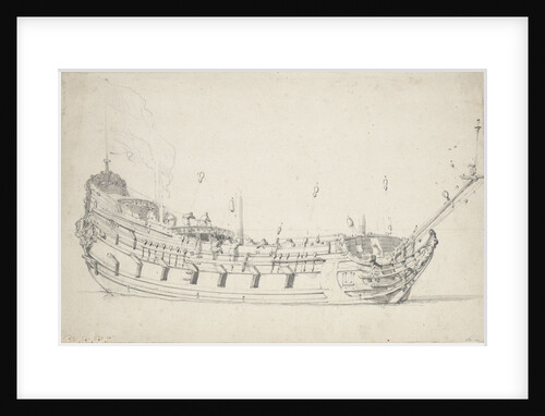 A Dutch frigate by Willem Van de Velde the Younger