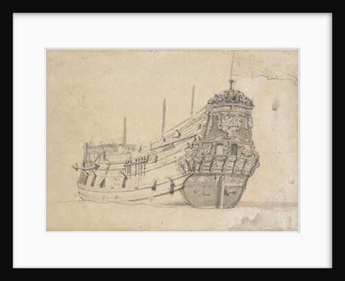 Portrait of the 'Overijssel' by Willem Van de Velde the Younger