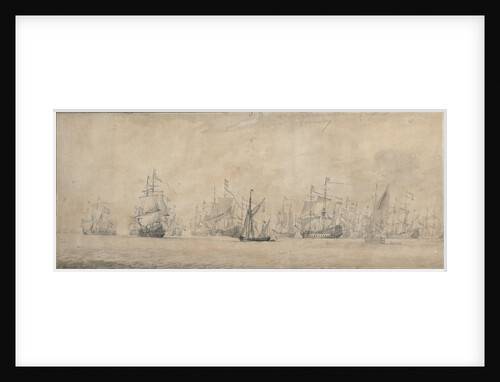 The Dutch fleet tacking by Willem van de Velde the Elder