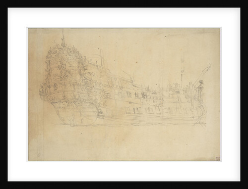 Portrait of the 'Catharina' by Willem van de Velde the Elder