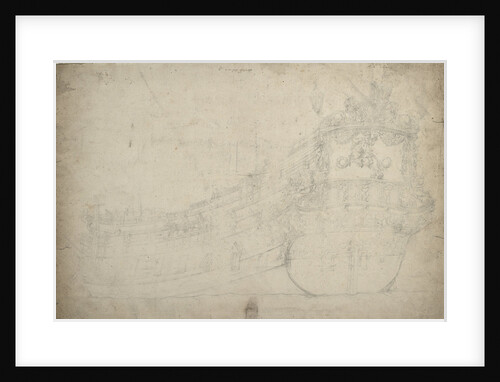 Portrait of 'Prins te Paard' by Willem van de Velde the Elder