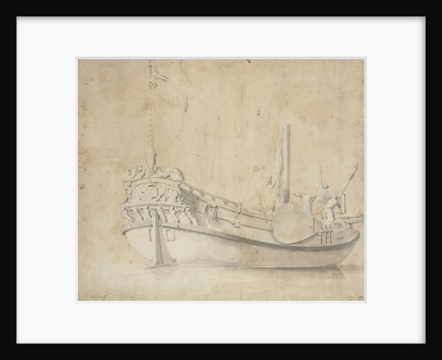 Portrait of a Dutch yacht by Willem Van de Velde the Younger