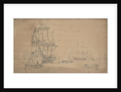 The 'Gelderland' and other ships by Willem van de Velde the Elder
