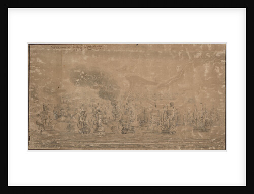 The Battle of the Texel (Kijkduin), 11/21 August 1673 by Willem van de Velde the Elder