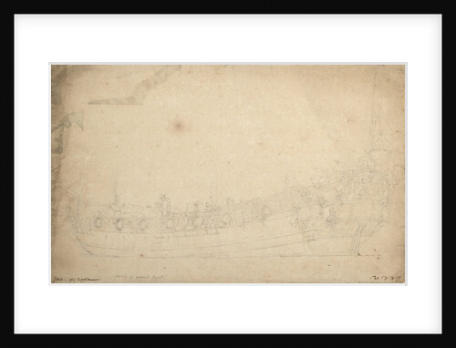 Portrait of the 'Saudadoes' by Willem Van de Velde the Younger