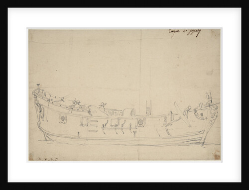 Portrait of the 'Royal Escape' by Willem Van de Velde the Younger