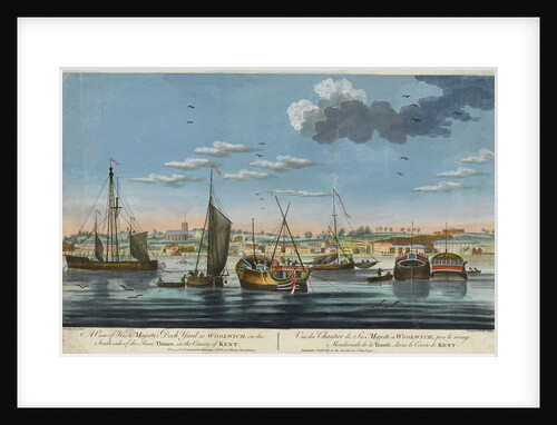 A view of His Majesty's dockyard at Woolwich, on the south side of the River Thames, in the County of Kent by John Cleveley