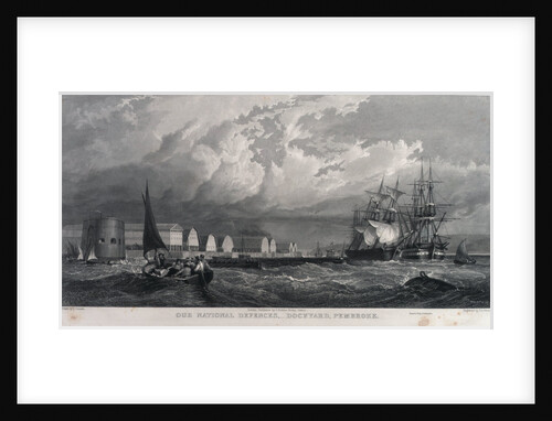 Our National Defences, - Dockyard, Pembroke by Edward Duncan