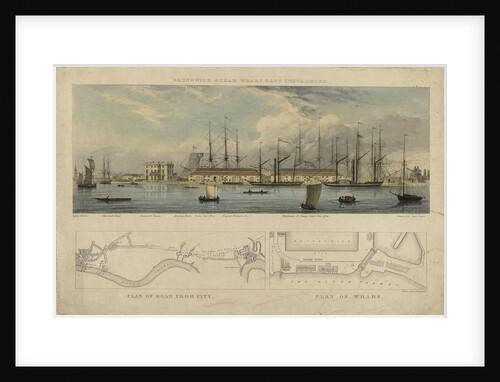 Brunswick steam wharf East India Docks by W.L.W.