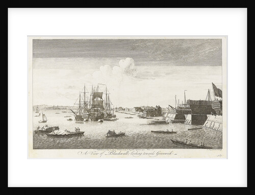 A view of Blackwall looking towards Greenwich by John Boydell