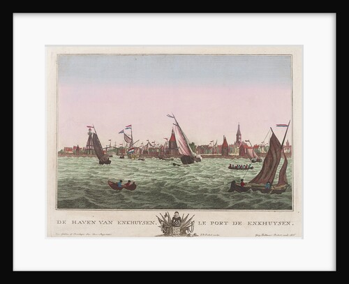 The harbour of Enkhuysen by F.B. Probst