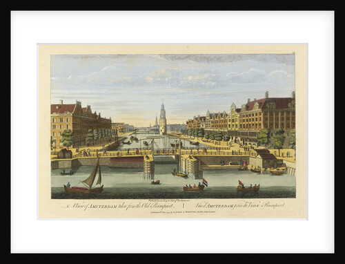 A view of Amsterdam taken from the Old Rampart by Robert Laurie & James Whittle