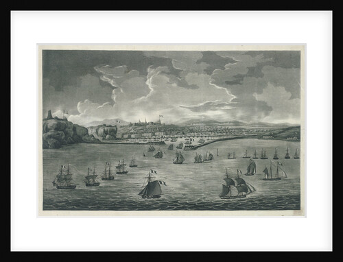 Boulgone, high water, 1800, boats preparing for invasion of England by unknown