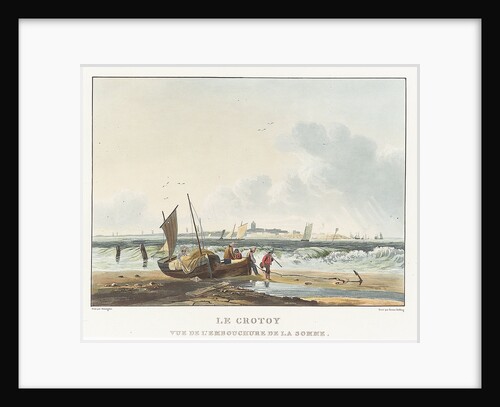 View of the estuary of the Somme at the Le Crotoy by Richard Parkes Bonington
