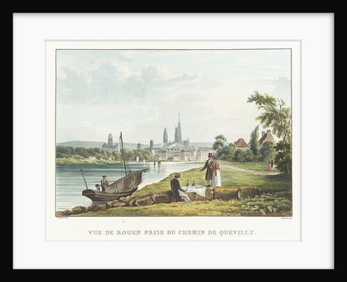 View of Rouen by Richard Parkes Bonington