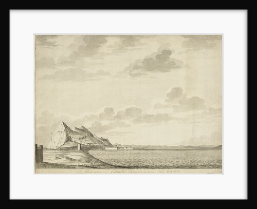 A view of Gibraltar from the north by unknown