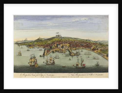 A perspective view of the city of Naples by Robert Laurie & James Whittle