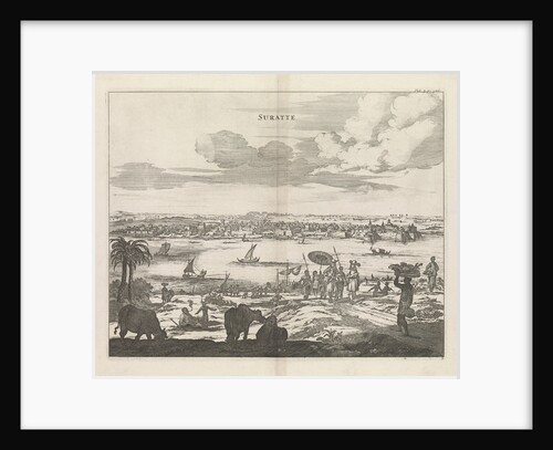 View of Surat, circa 1660 by unknown