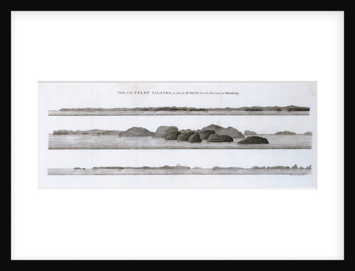 View of the Pellew Islands, as taken by Mr Devis from the observatory on Oroolong by H. Wilson