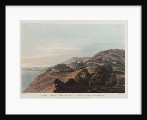 Country west of Algiers from the British Consul General's garden by W. G.