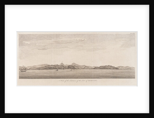 A view of the entrance of the port of Acapulco by Unknown