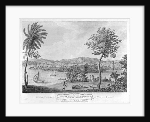 A prospect of Port Antonio, and town of Titchfield, in the Parish of Portland, on the North side Jamaica, taken from Navy Island by unknown